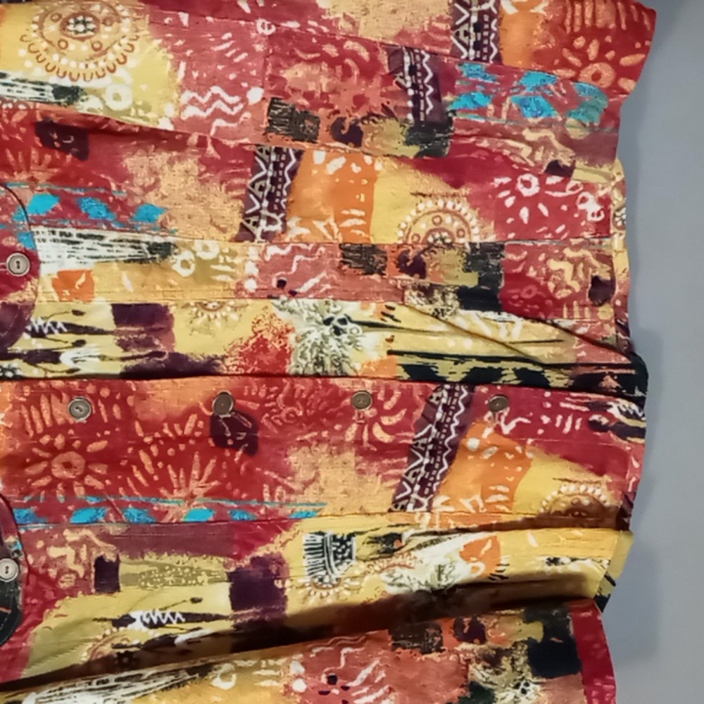 Chico's Multi Colored/Patterned Full Button Jacke… - image 6